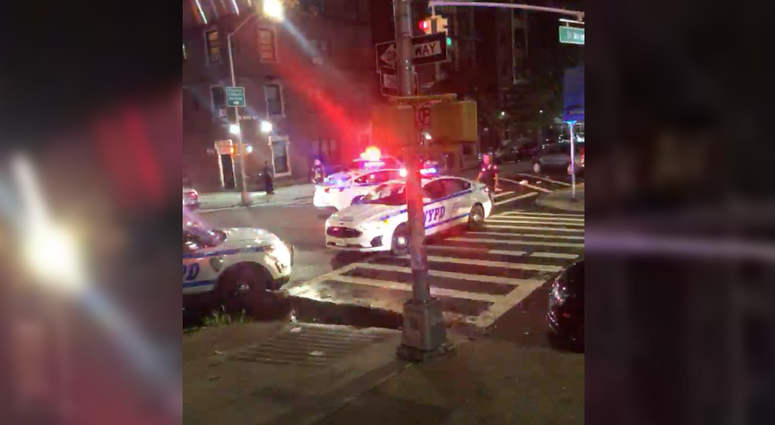 A shooting in Crown Heights on Saturday. shooting