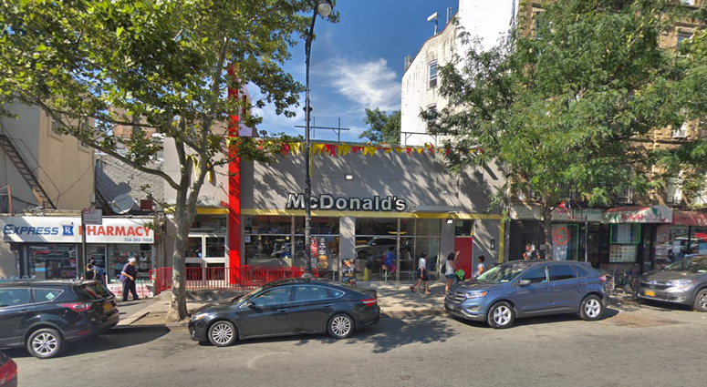 The body was found on the roof of a McDonald's in the South Bronx. Bronx McDonald's body