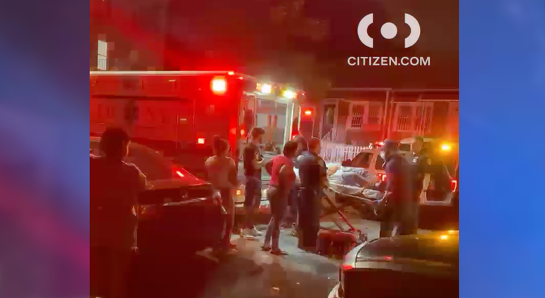The shooting in East New York. East New York shooting