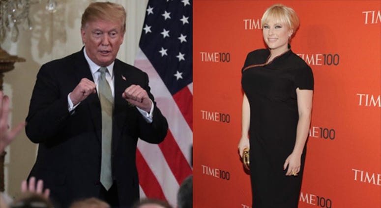 President Trump and Meghan McCain President Trump and Meghan McCain