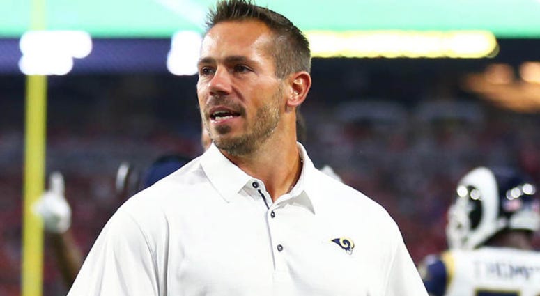 Ted Rath Ted Rath on the Los Angeles Rams sideline