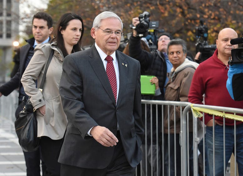Menendez leads Hugin a day before the election, according to Quinnipiac. Menendez