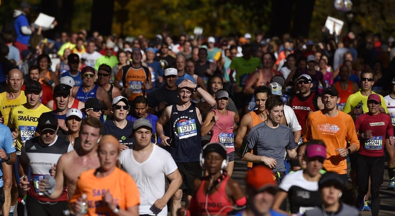 Runners participate during the 2018 TCS New York City Marathon. NYC Marathon