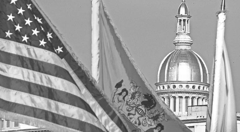The New Jersey state house in Trenton. New Jersey state house Trenton