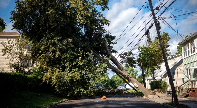 A state of emergency was declared in New Jersey by Gov. Phil Murphy as strong winds and heavy rain hit the area from tropical storm Isaias. Power outages Isaias