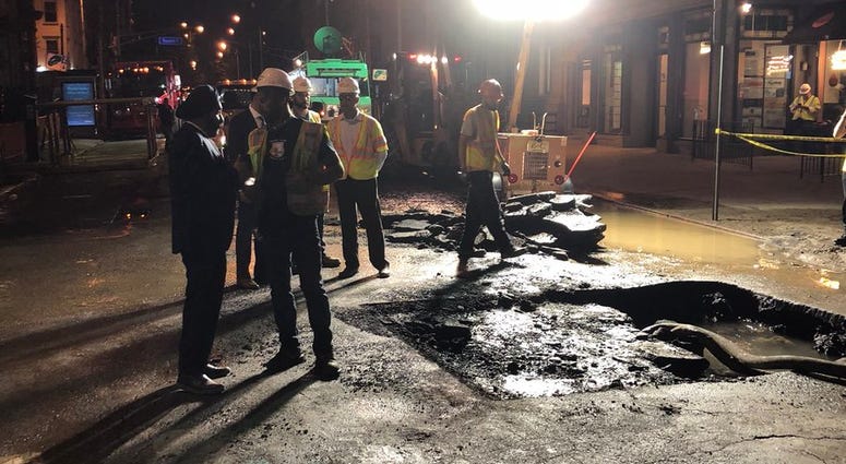Water main break
