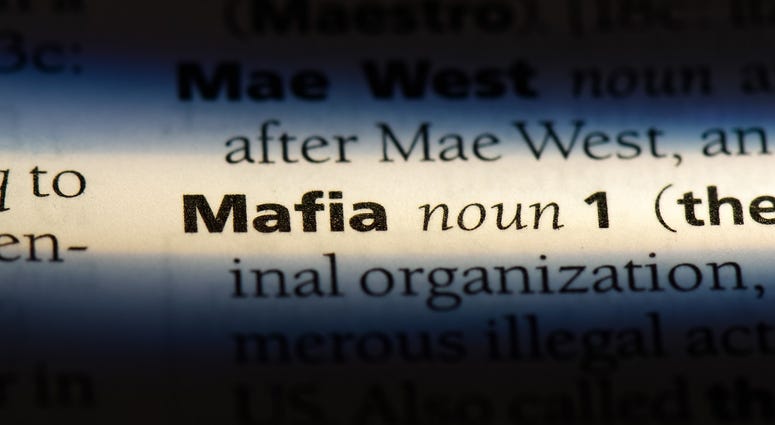 The word mafia in a dictionary