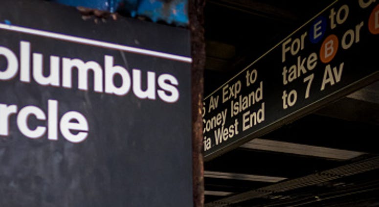 D train Columbus Circle