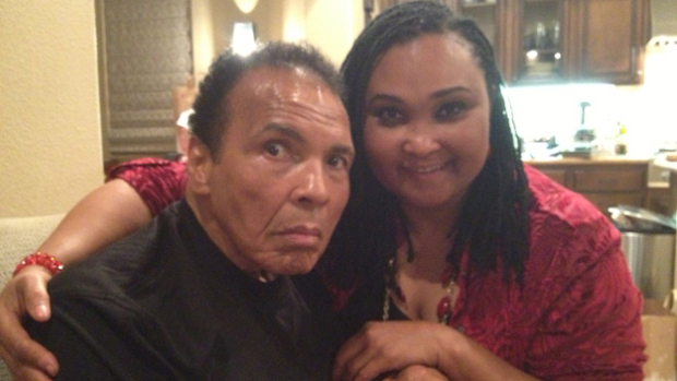 May May Ali and her father Muhammad Ali. May May Ali and her father Muhammad Ali.
