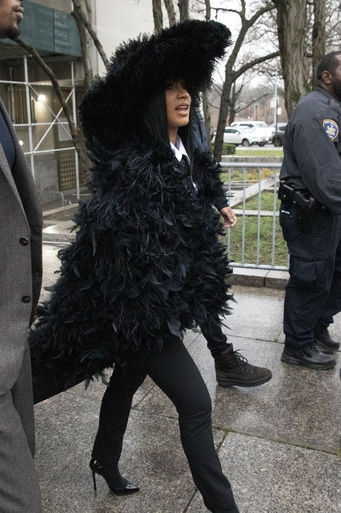 Cardi B in Queens court