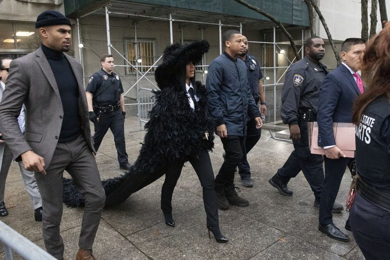 Cardi B in Queens court