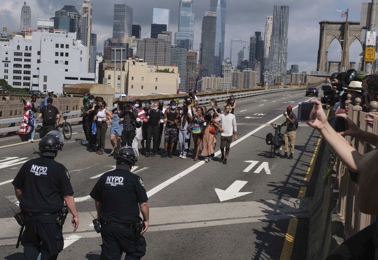 Brooklyn Clash with cops