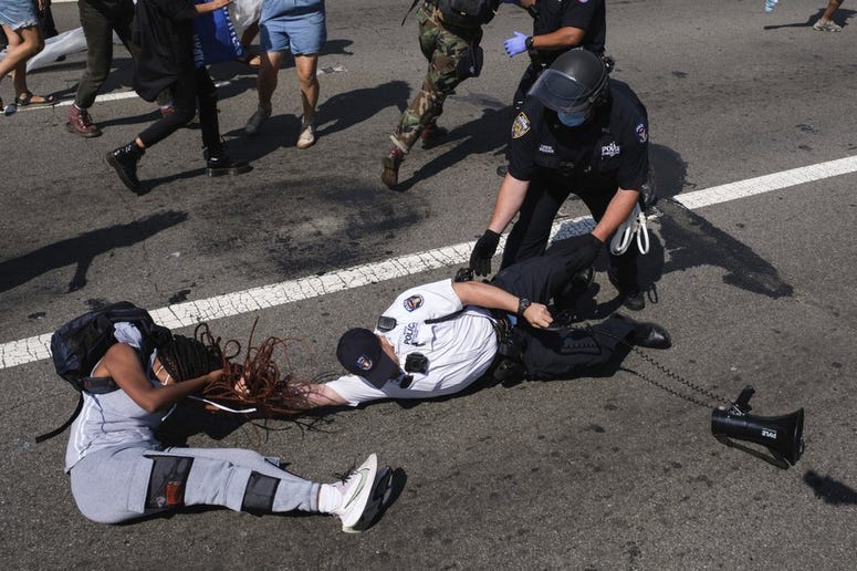 Brooklyn Clash with cops