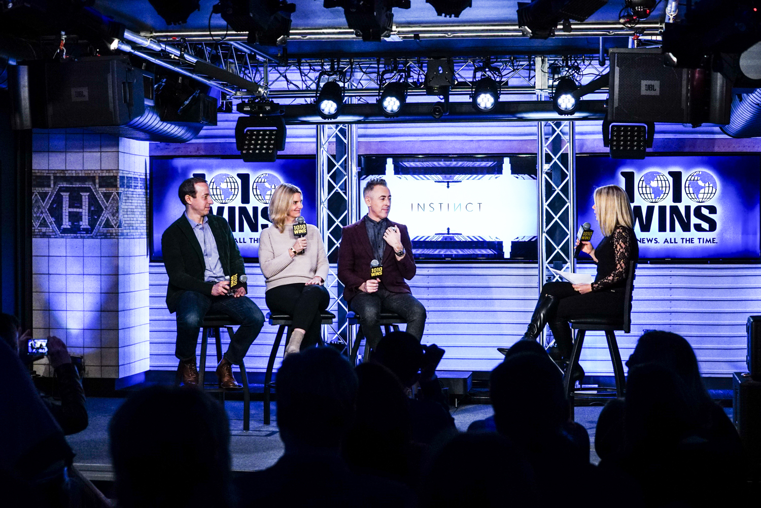 'Instinct' Executive Producer Michael Rauch, GLAAD President Sarah Kate Ellis, Alan Cumming and Rebecca Granet