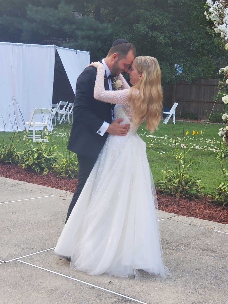Ashley and Israel's first dance. Ashley and Israel