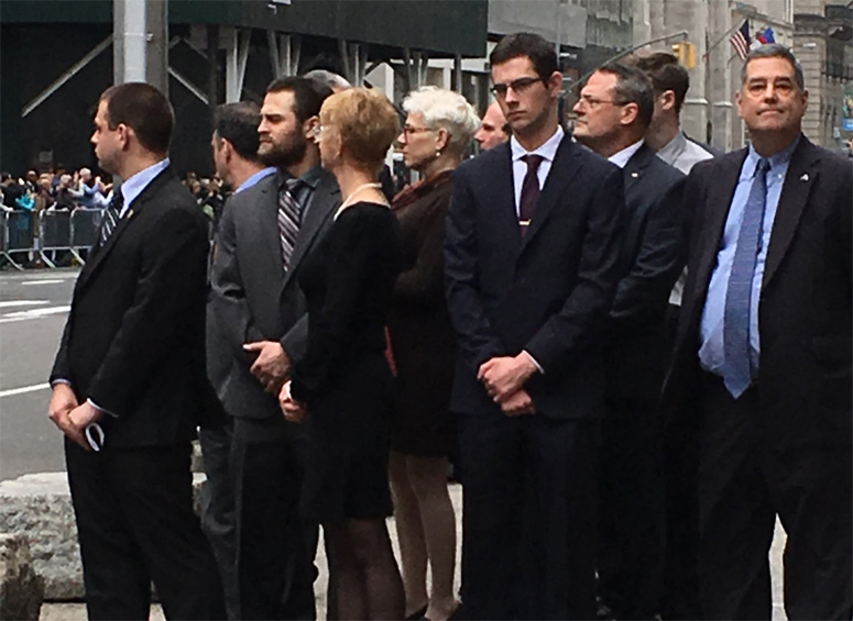 The family of slain NYPD Officer Eddie Byrne outside of a memorial held at St. Patrick's Cathedral 30 years after his death. The family of slain NYPD Officer Eddie Byrne outside of a memorial held at St. Patrick's Cathedral 30 years after his death.