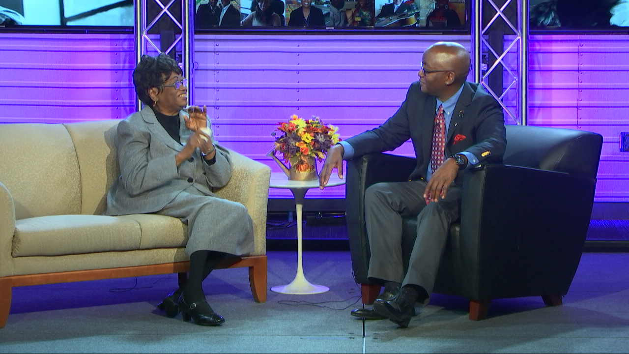 Claudette Colvin with Larry Mullins Claudette Colvin with Larry Mullins