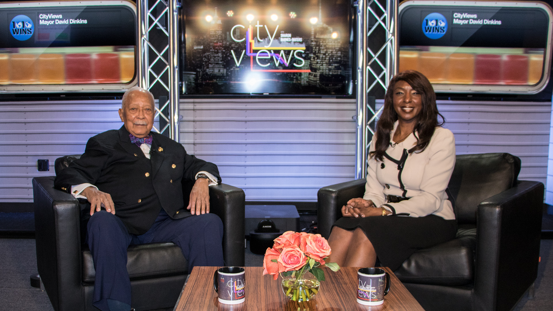 David Dinkins and Sharon Barnes-Waters