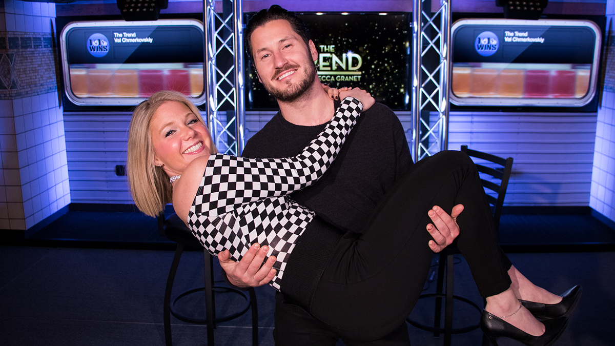 Val Chmerkovskiy and Rebecca Granet