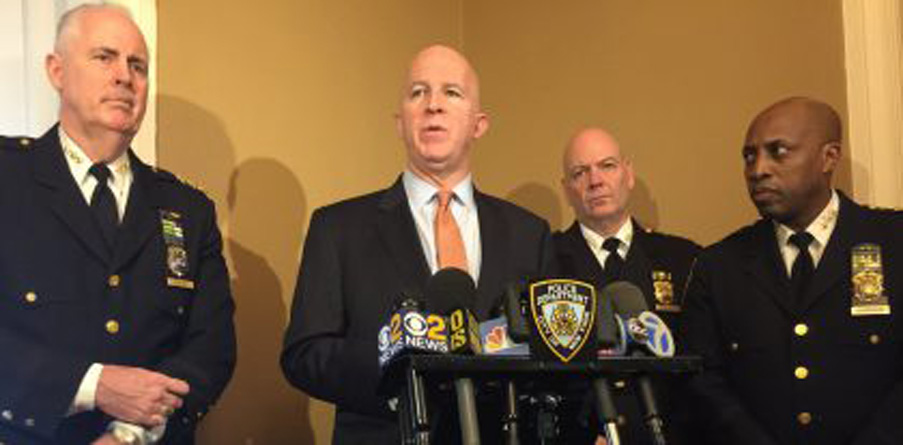 NYPD Commissioner James O'Neill NYPD Commissioner James O'Neill