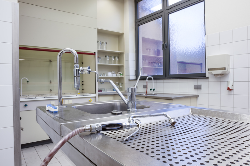 A medical examiner's autopsy table. A medical examiner's autopsy table.