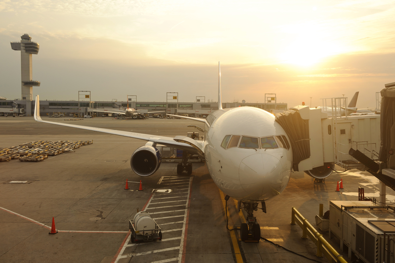 Plane at JFK Airport