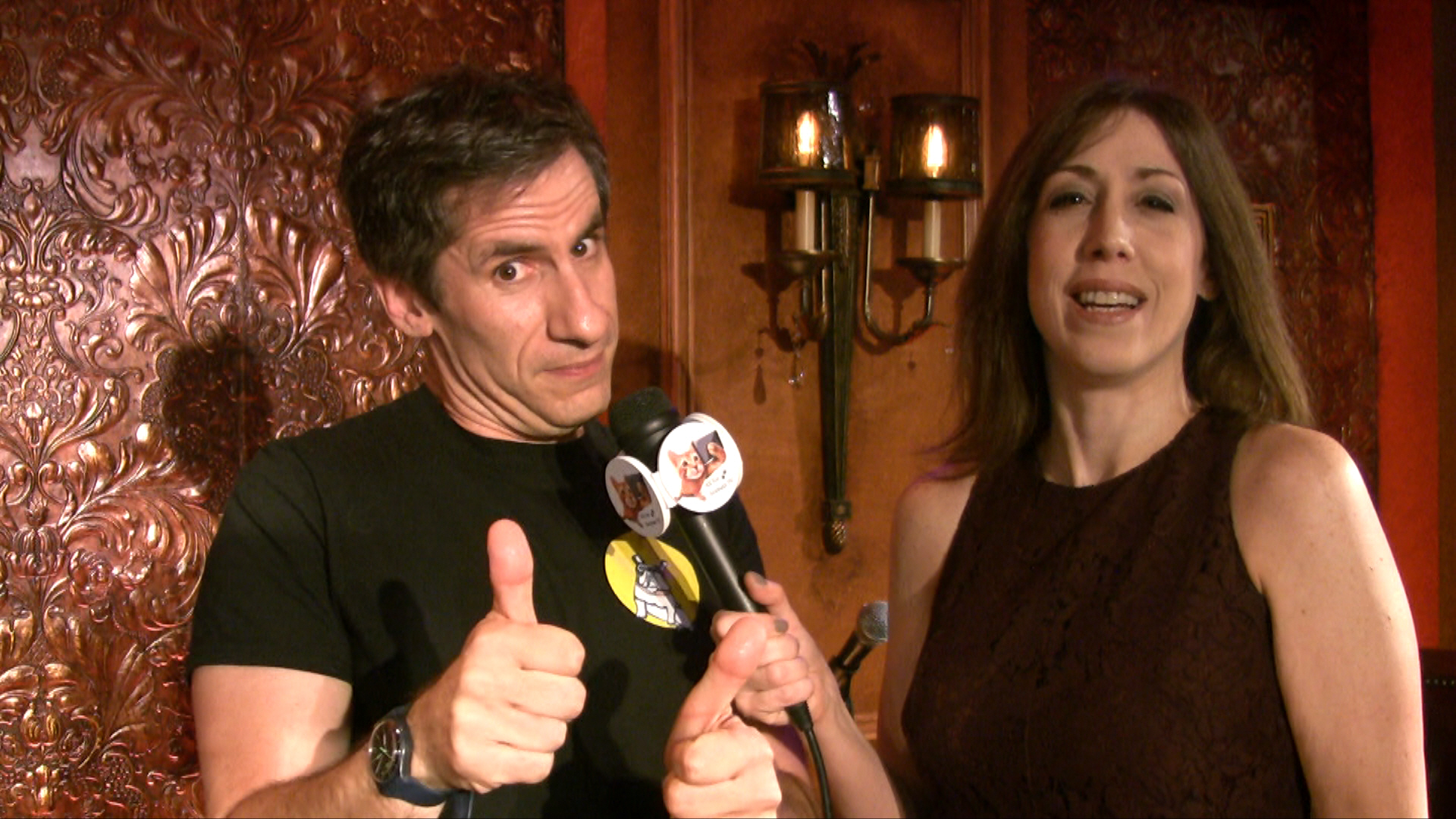 Seth Rudetsky with 1010 WINS' Susan Richard