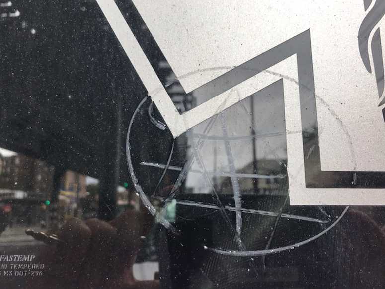A Star of David was etched into all the ambulances. FDNY vandalism