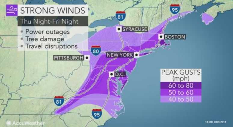 AccuWeather Storm Graphic March 1