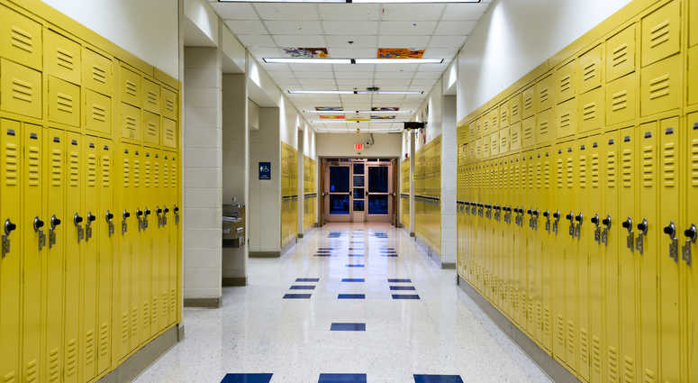 The inside of a classroom. The inside of a classroom.