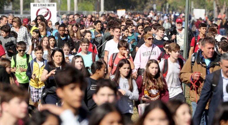 Students On National Walkout Day