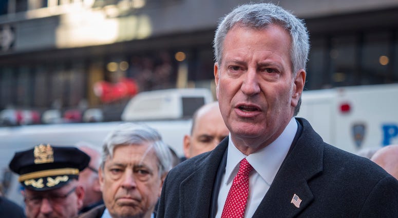 Mayor Bill De Blasio. De Blasio