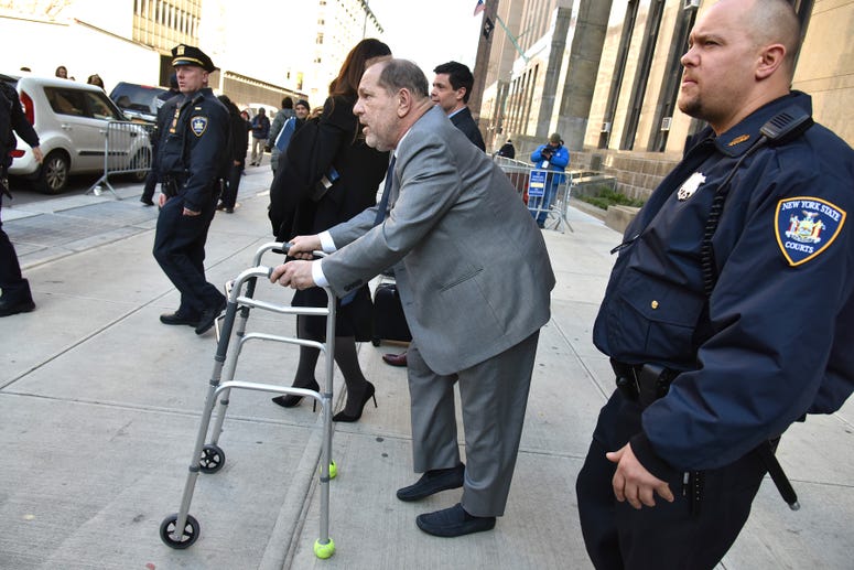 Harvey Weinstein at trial. Harvey Weinstein at trial