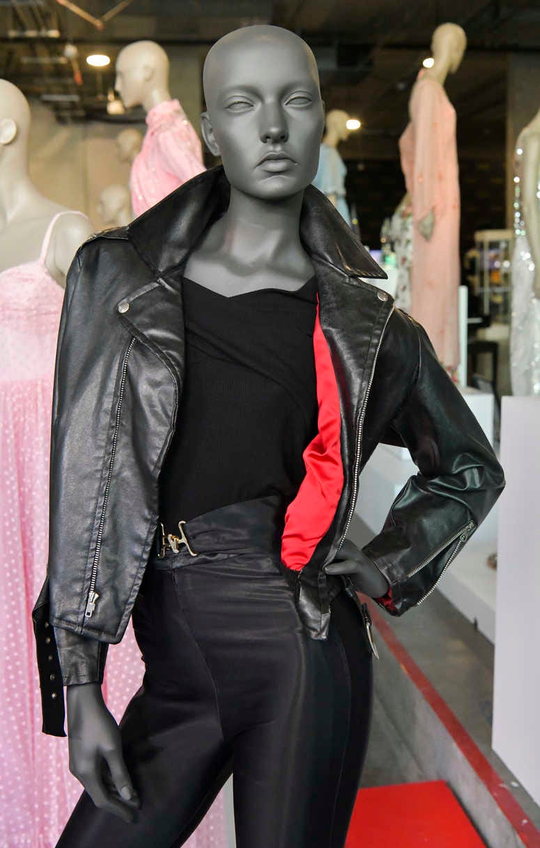 Olivia Newton-John's 'Grease' leather pants Olivia Newton-John's 'Grease' leather pants