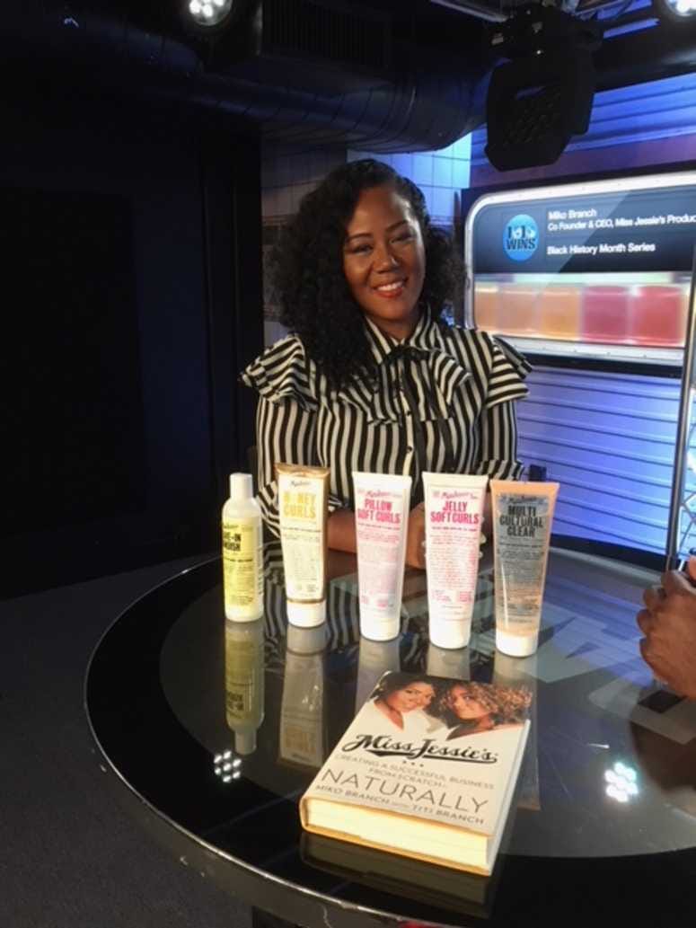 Miko Branch and her line of Miss Jessie's products. Miko Branch