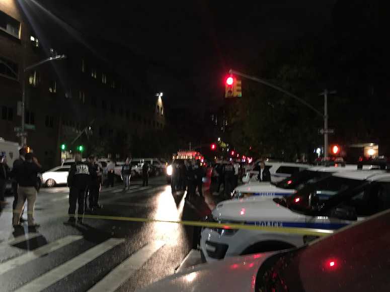 Scene of officer-involved shooting in Harlem Scene of officer-involved shooting in Harlem