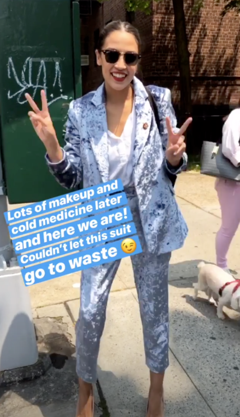 AOC at the Queens Pride Parade. AOC Queens Pride