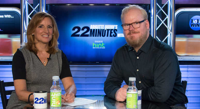 Jim Gaffigan with Brigitte Quinn