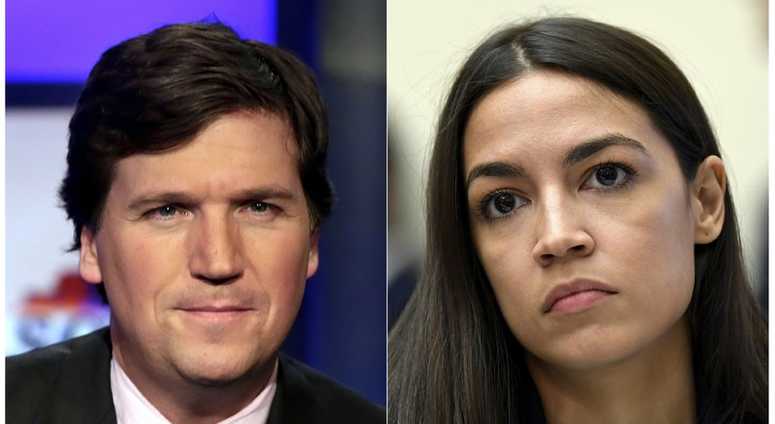 AOC and Tucker Carlson