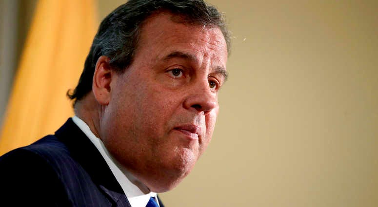 In this Nov. 29, 2017 file photo, New Jersey. Gov. Chris Christie speaks during a news conference at the Integrity House drug addiction rehabilitation center in Newark, N.J.