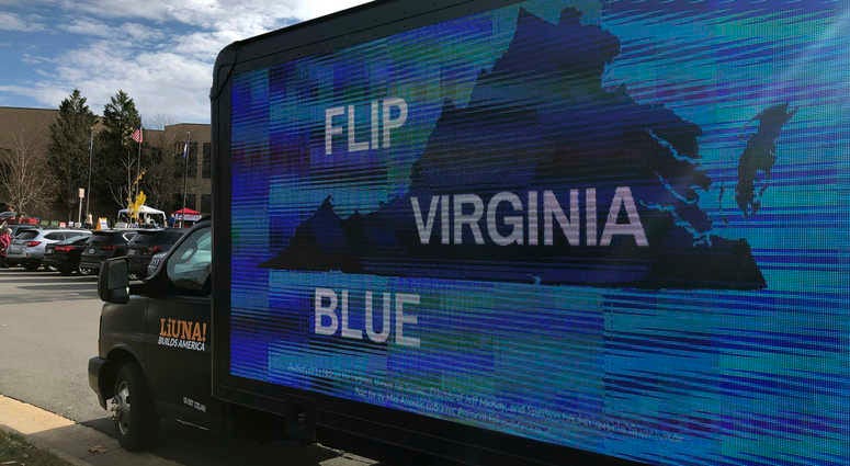 Flip Virginia Blue Flip Va blue