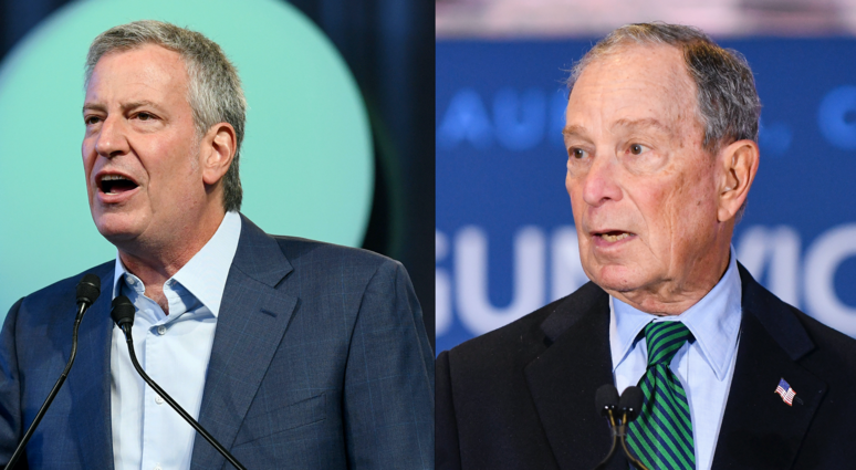 Bloomberg de Blasio Bloomberg de Blasio