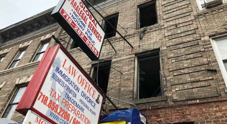 Fire in Brooklyn