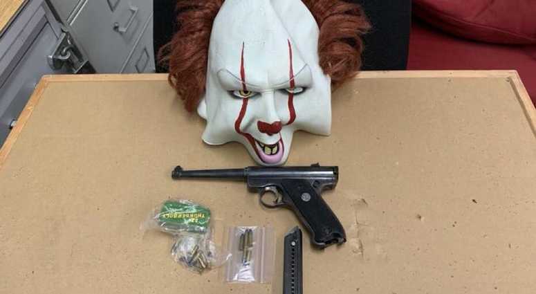 Gun, mask of arrestee at Brooklyn job center Gun, mask of arrestee at Brooklyn job center