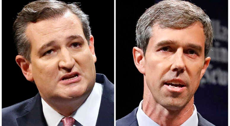GOP Sen. Ted Cruz, left, and Democratic U.S. Representative Beto O'Rourke. GOP Sen. Ted Cruz, left, and Democratic U.S. Representative Beto O'Rourke.