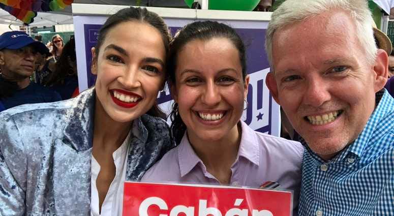 AOC at Queens Pride. AOC at Queens Pride