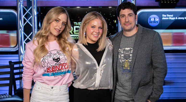 Jenny Mollen, Rebecca Granet and Jason Biggs