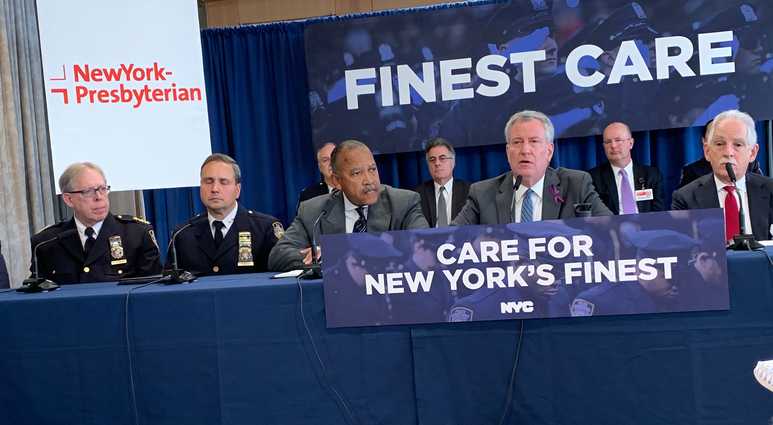 Mayor de Blasio discusses 'Finest Care Program' Mayor de Blasio discusses 'Finest Care Program'