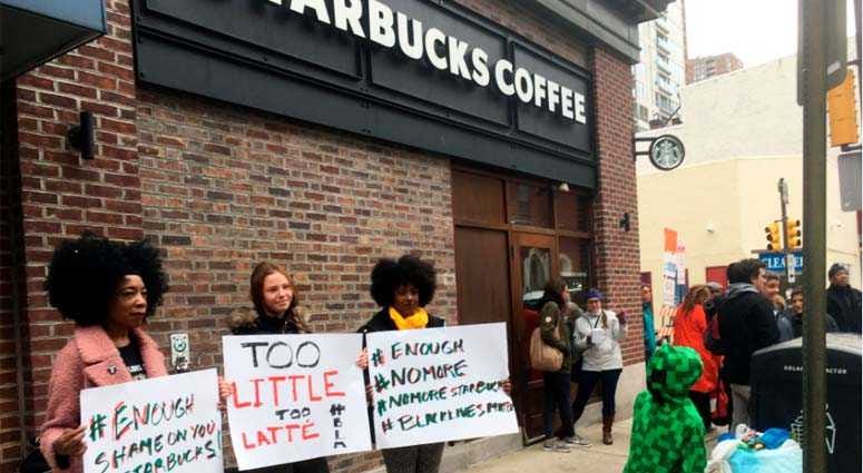 Philadelphia Starbucks Protest Philadelphia Starbucks Protest