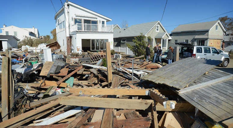 The aftermath of Superstorm Sandy on Sunday, November 4, 2012 The aftermath of Superstorm Sandy on Sunday, November 4, 2012